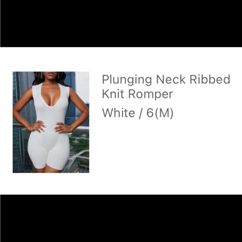 🛍️ White romper - Picture 3 of 7